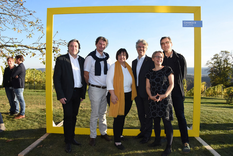 (vlnar): Walerich Berger, Thomas Driessen, Rudoph Zangl, Markus Keplinger, Karin Ondas für die Sozialwirtschaft Steiermark