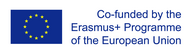 Erasmus+ mit Schriftzug, Englisch_Logo