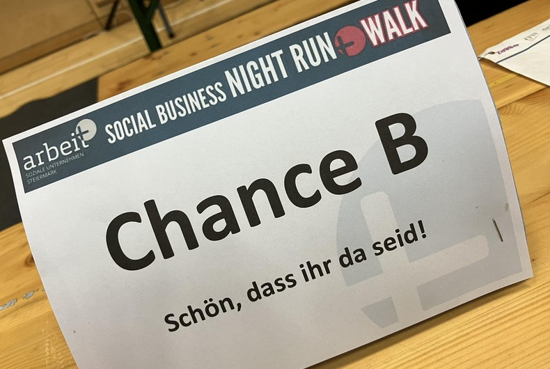 Die Chance B war beim Social Business Night Run & Walk dabei.